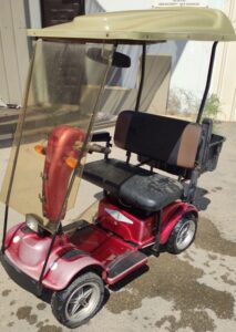 קלנועית דו מושבית לזוג למכירה