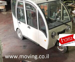 למכירה רכב תפעולי | ריקשה סגורה 4 נוסעים | "טקסי הודי" | Three wheel Indian texi
