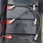 4 מצברים ג'ל סגורים ללא טיפול לקלנועית 24 וולט כל מצבר 6 וולט