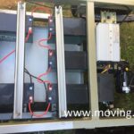 מכלול חשמל מלא של ריקשה 60 וולט, מנוע, בקר, 5 מצברים 12 וולט כל אחד מתחת לריצפת ארגז אחורי