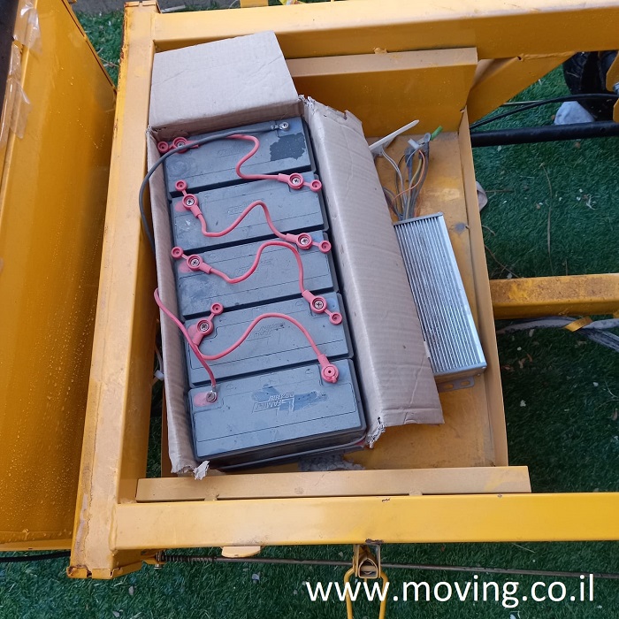 סט מוכן בקרטון של 5 מצברים חדשים לריקשה 60 וולט, מצברי ג'ל פריקה עמוקה סגורים ללא טיפול