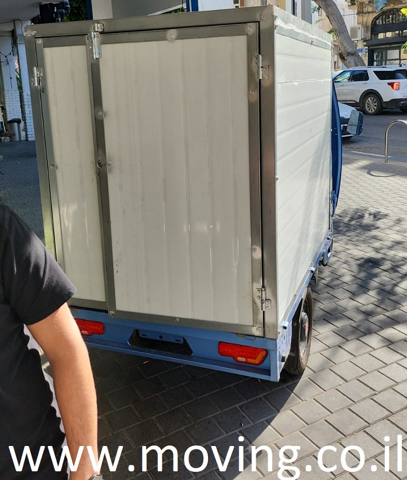 רכב חשמלי קטן 3 גלגלים, פיתרון הובלה בקירור דיאנג דרגון 1000 פאנל מבודד