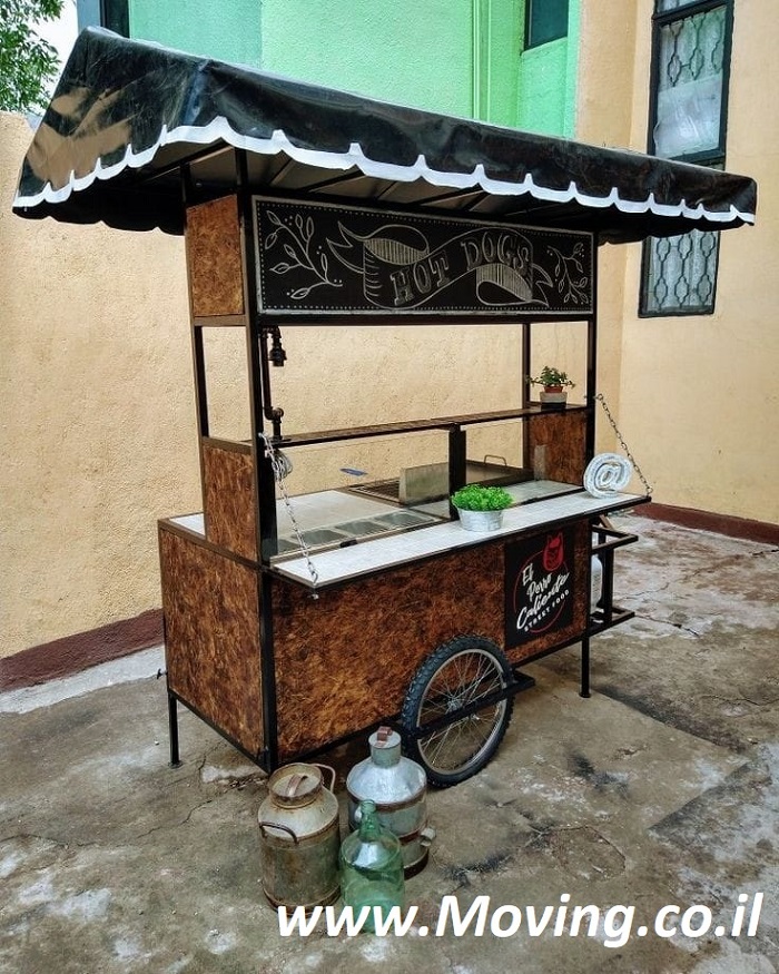 עגלה דוכן הגשה לאירועים