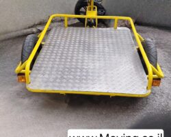 תלת אופן מובינג, חזק וקשוח, פלטה, פלטפורמה לגרירה והובלת רכבים ומטענים גדולים