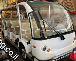 אוטובוס חשמלי תפעולי 14 נוסעים, דגם שאטל סייז - Shuttle size