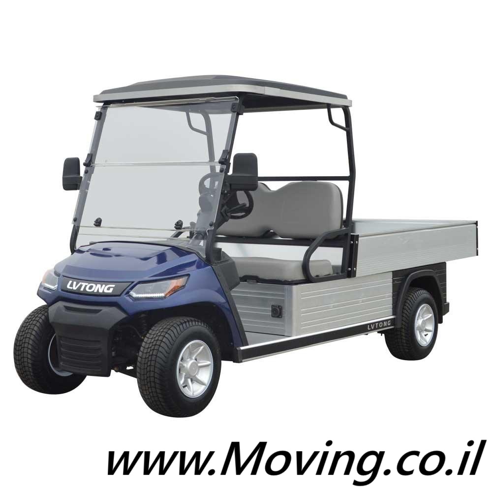 LVTONG 827A – רכב תפעולי חשמלי, ארגז ארוך, דגם נמוך