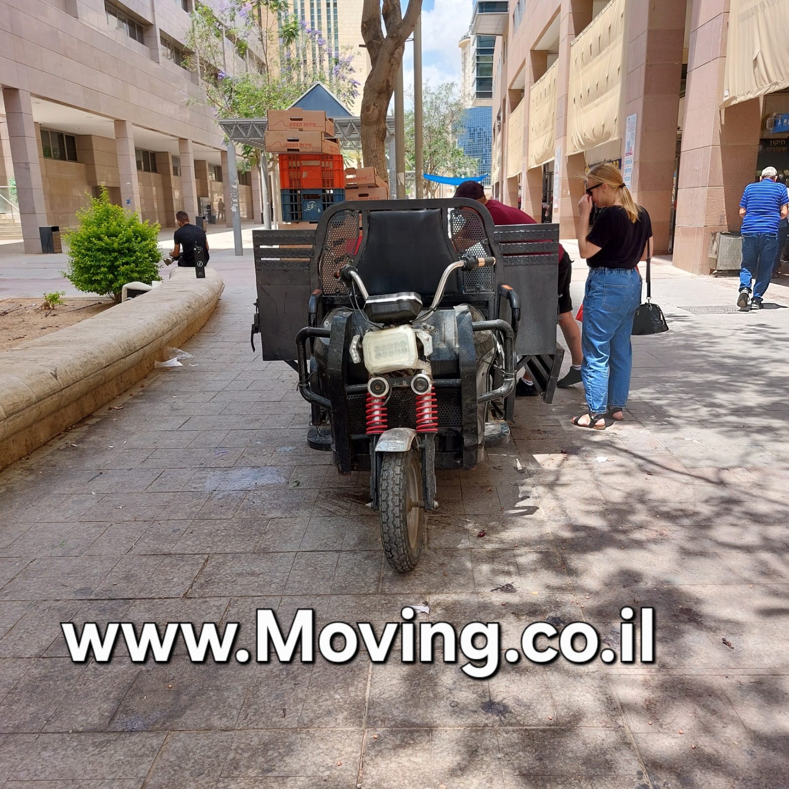 הרחבה או הגדלה של ארגז ריקשה